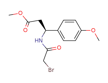 (S)-3-(2-Bromo-acetylamino)-3-(4-methoxy-phenyl)-propionic acid methyl ester