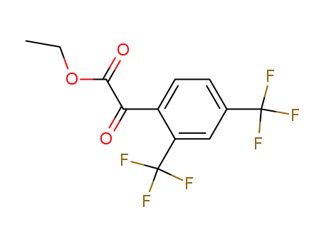Molecular Structure of 306936-81-2 (ETHYL 2-[2,4-BIS(TRIFLUOROMETHYL)PHENYL]-2-OXOACETATE)