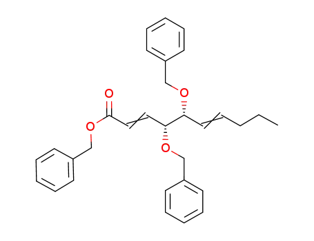 2,6-Decadienoic acid, 4,5-bis(phenylmethoxy)-, phenylmethyl ester,
(4R,5R)-