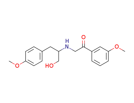 2-[1-hydroxymethyl-2-(4-methoxy-phenyl)-ethylamino]-1-(3-methoxy-phenyl)-ethanone