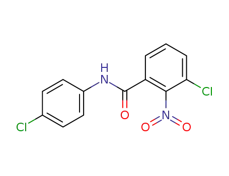 3-chloro-<i>N</i>-(4-chloro-phenyl)-2-nitro-benzamide