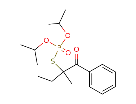 thiophosphoric acid <i>S</i>-(1-benzoyl-1-methyl-propyl) ester <i>O</i>,<i>O</i>'-diisopropyl ester