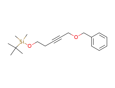 1-benzyloxy-5-(tert-butyldimethylsilyloxy)-2-pentyne
