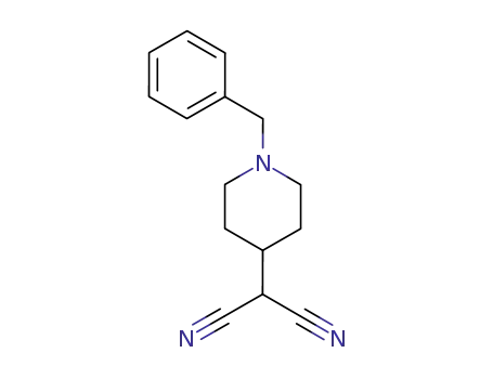 (1-Benzylpiperidin-4-yl)propanedinitrile