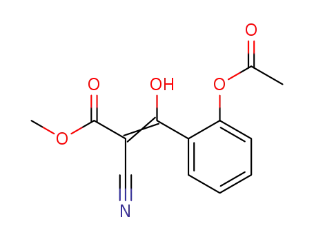 methyl [(2-acetoxyphenyl)hydroxymethylidene]cyanoacetate