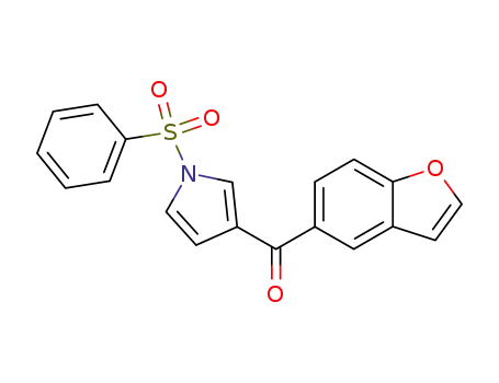 (1-benzenesulfonyl-1<i>H</i>-pyrrol-3-yl)-benzofuran-5-yl-methanone