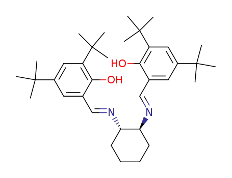 Molecular Structure of 135616-36-3 ((S,S)-(+)-N,N'-BIS(3,5-DI-TERT-BUTYLSALICYLIDENE)-1,2-CYCLOHEXANEDIAMINE)