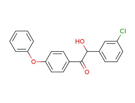 Ethanone, 2-(3-chlorophenyl)-2-hydroxy-1-(4-phenoxyphenyl)-