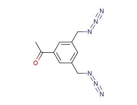 Molecular Structure of 544467-02-9 (1-(3,5-bis-azidomethyl-phenyl)-ethanone)