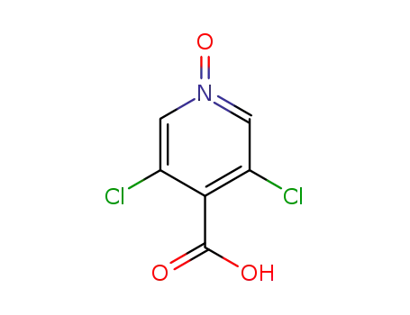 Molecular Structure of 544703-97-1 (4-Pyridinecarboxylic acid, 3,5-dichloro-, 1-oxide)