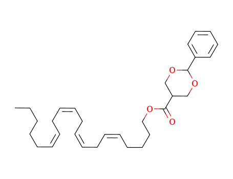 2-Phenyl-[1,3]dioxane-5-carboxylic acid (5Z,8Z,11Z,14Z)-icosa-5,8,11,14-tetraenyl ester