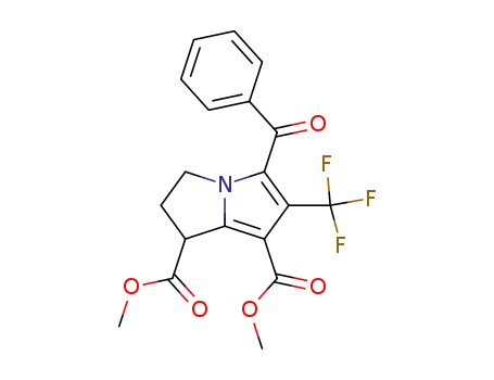 1H-Pyrrolizine-1,7-dicarboxylic acid,
5-benzoyl-2,3-dihydro-6-(trifluoromethyl)-, dimethyl ester
