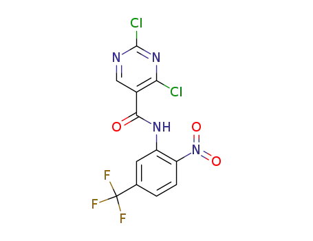 (2,4-dichloropyrimidin-5-yl)-N-[2-nitro-5-(trifluoromethyl)phenyl]carboxamide