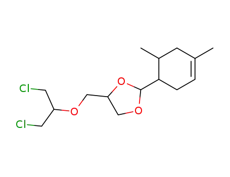 4-(2-chloro-1-chloromethyl-ethoxymethyl)-2-(4,6-dimethyl-cyclohex-3-enyl)-[1,3]dioxolane
