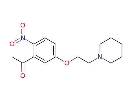 1-[2-nitro-5-(2-piperidin-1-yl-ethoxy)-phenyl]-ethanone