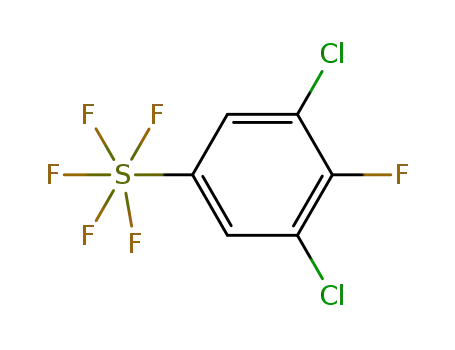 C<sub>6</sub>H<sub>2</sub>Cl<sub>2</sub>F<sub>6</sub>S