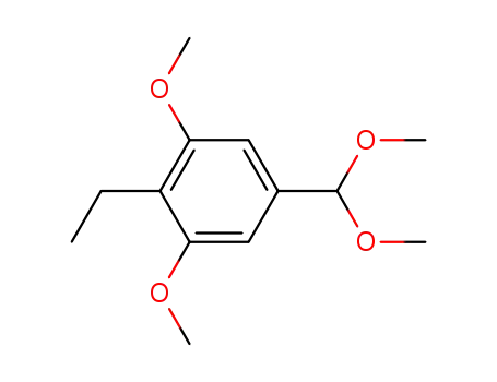 Benzene, 5-(dimethoxymethyl)-2-ethyl-1,3-dimethoxy-