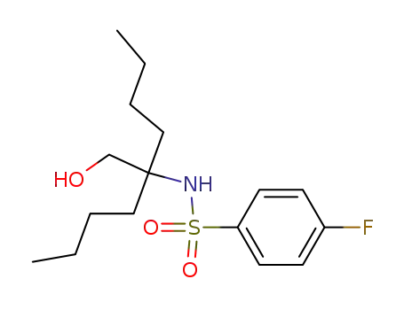 <i>N</i>-(1-butyl-1-hydroxymethyl-pentyl)-4-fluoro-benzenesulfonamide