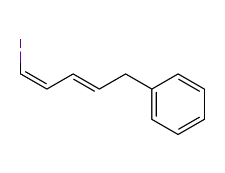 Molecular Structure of 494790-14-6 (Benzene, [(2E,4Z)-5-iodo-2,4-pentadienyl]-)