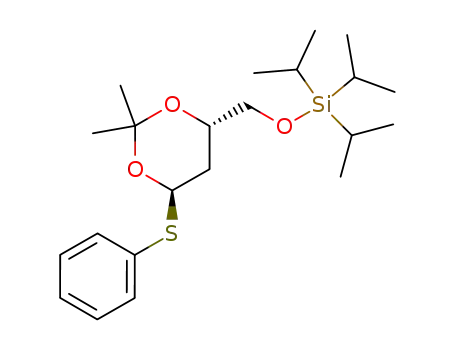 (4R,6S)-2,2-dimethyl-4-phenylsulfanyl-6-(triisopropylsilyloxymethyl)-1,3-dioxane