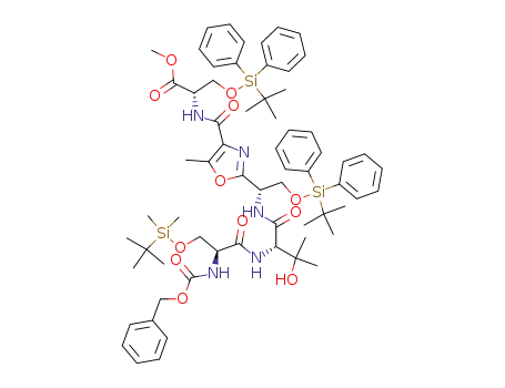 C<sub>65</sub>H<sub>87</sub>N<sub>5</sub>O<sub>12</sub>Si<sub>3</sub>