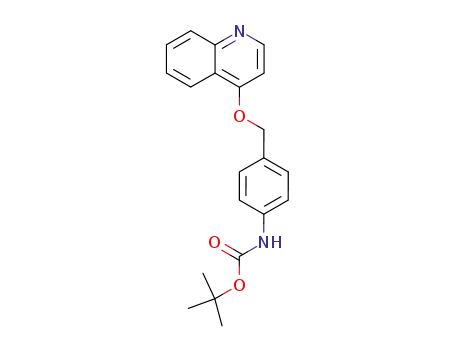 [4-(quinolin-4-yloxymethyl)-phenyl]-carbamic acid <i>tert</i>-butyl ester