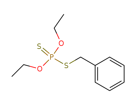 benzylsulfanyl-diethoxy-sulfanylidene-phosphorane cas  13286-37-8