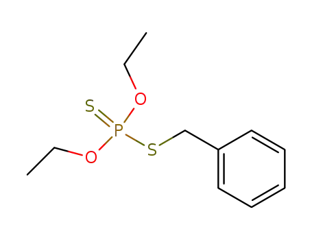 Molecular Structure of 13286-37-8 (S-benzyl O,O-diethyl phosphorodithioate)