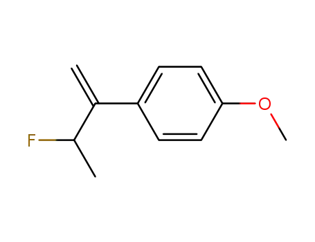 Benzene, 1-(2-fluoro-1-methylenepropyl)-4-methoxy- (9CI)