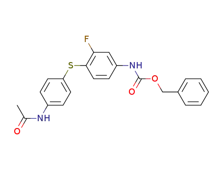 benzyl 4-[4-(acetylamino)phenylthio]-3-fluorophenylcarbamate