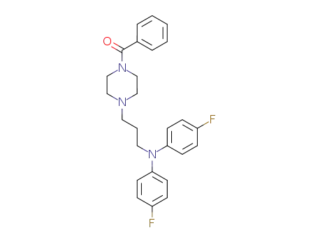 (4-{3-[bis-(4-fluoro-phenyl)-amino]-propyl}-piperazin-1-yl)-phenyl-methanone