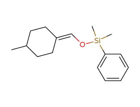 Silane, dimethyl[[(1R)-4-methylcyclohexylidene]methoxy]phenyl-