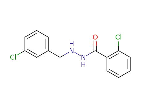 Benzoic acid, 2-chloro-, 2-[(3-chlorophenyl)methyl]hydrazide