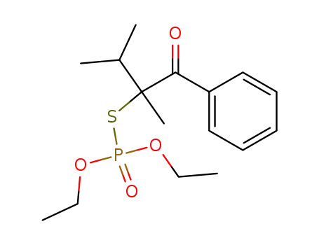 thiophosphoric acid S-(1-benzoyl-1,2-dimethylpropyl) ester O,O-diethyl ester