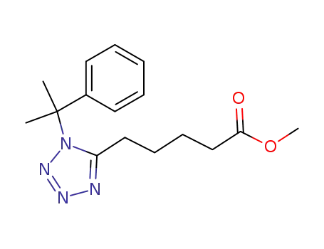 1H-Tetrazole-5-pentanoic acid, 1-(1-methyl-1-phenylethyl)-, methyl
ester