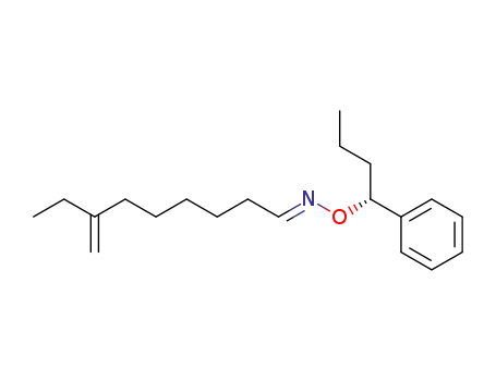 Molecular Structure of 676268-14-7 (Nonanal, 7-methylene-, O-[(1R)-1-phenylbutyl]oxime, (1E)-)