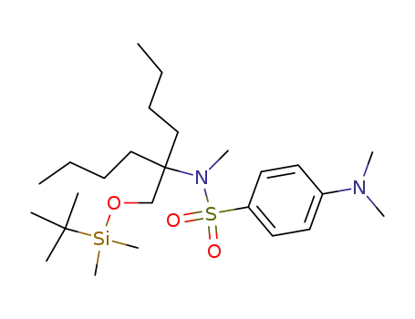 <i>N</i>-[1-butyl-1-(<i>tert</i>-butyl-dimethyl-silanyloxymethyl)-pentyl]-4-dimethylamino-<i>N</i>-methyl-benzenesulfonamide