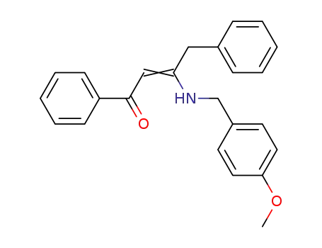 2-Buten-1-one, 3-[[(4-methoxyphenyl)methyl]amino]-1,4-diphenyl-