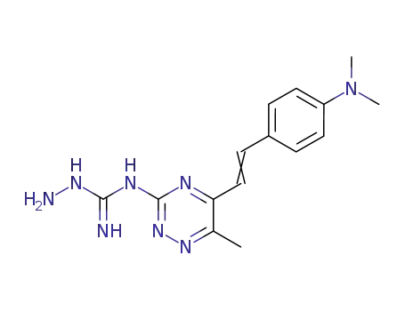 Hydrazinecarboximidamide,
N-[5-[2-[4-(dimethylamino)phenyl]ethenyl]-6-methyl-1,2,4-triazin-3-yl]-