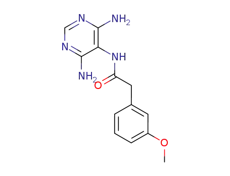 <i>N</i>-(4,6-diamino-pyrimidin-5-yl)-2-(3-methoxy-phenyl)-acetamide