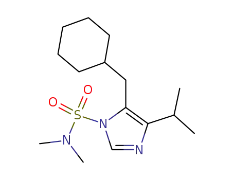 Molecular Structure of 668475-87-4 (1H-Imidazole-1-sulfonamide,
5-(cyclohexylmethyl)-N,N-dimethyl-4-(1-methylethyl)-)