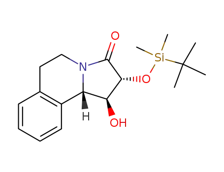 (1S,2R,10bS)-2-(tert-butyldimethylsilanyloxy)-1-hydroxy-1,2,3,5,6,10b-hexahydropyrrolo[2,1-a]isoquinolin-3-one