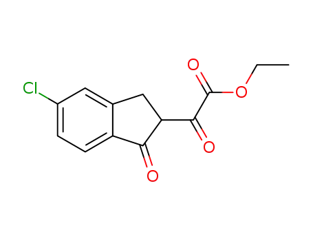 ethyl β-(5-chloro-1-oxo-2,3-dihydro-1H-inden-2-yl)-α-oxoacetate