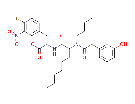 2-(2-{Butyl-[2-(3-hydroxy-phenyl)-acetyl]-amino}-octanoylamino)-3-(4-fluoro-3-nitro-phenyl)-propionic acid
