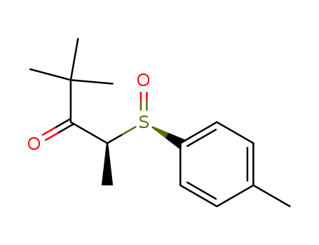 (S<sub>4</sub>,R<sub>S</sub>)-2,2-dimethyl-4-<(4-methylphenyl)sulfinyl>pentan-3-one