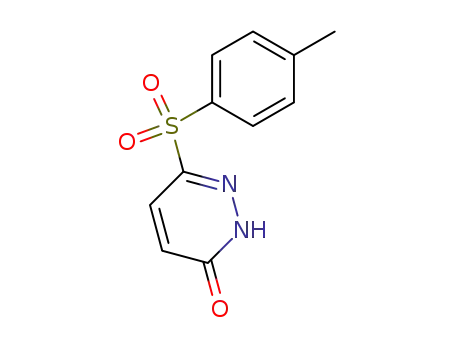 Molecular Structure of 99985-09-8 (6-p-tolylsulfonyl-3-Pyridazinol)