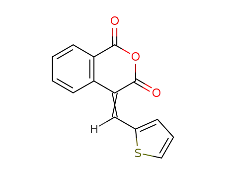 1H-2-Benzopyran-1,3(4H)-dione, 4-(2-thienylmethylene)-