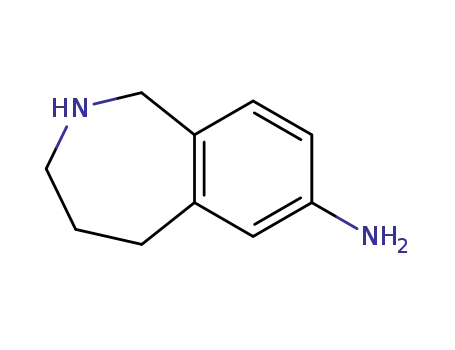 Molecular Structure of 939043-30-8 (2,3,4,5-tetrahydro-1H-benzo[c]azepin-7-amine)