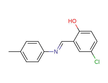Molecular Structure of 36043-76-2 (4-methyl-N-5'-chlorosalicylideneaniline)