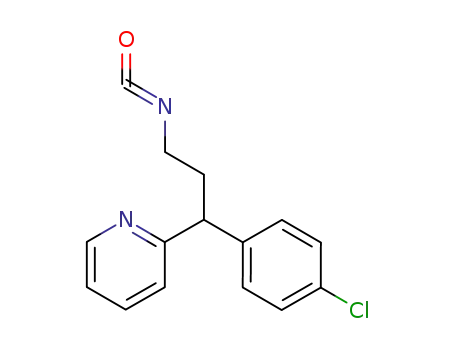 Pyridine, 2-[1-(4-chlorophenyl)-3-isocyanatopropyl]-